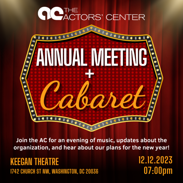 Actors' Center 2023 Cabaret & Annual Membership Meeting