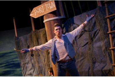 Alex Vaughan as Finn in THE PIRATE LAUREATE OF PORT TOWN (Photo Ryan Maxwell Photography) 