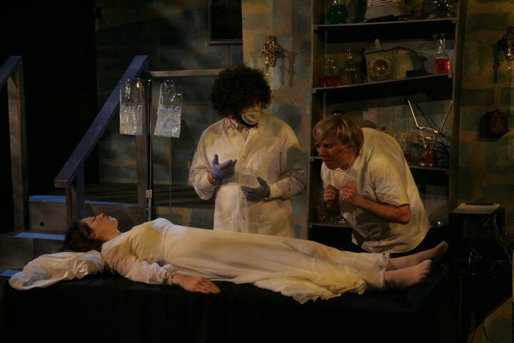 Blair Bowers, Michael Saltzman, and Luke Cieslewicz in SCIENCE FICTION DOUBLE FEATURE (Photo Ryan Maxwell Photography) 