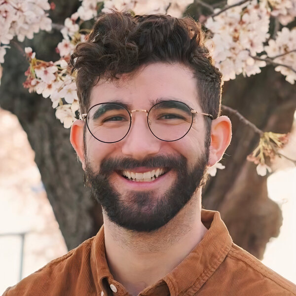 Peyton Chance, A Young white man with brown hair, beard and glasses.